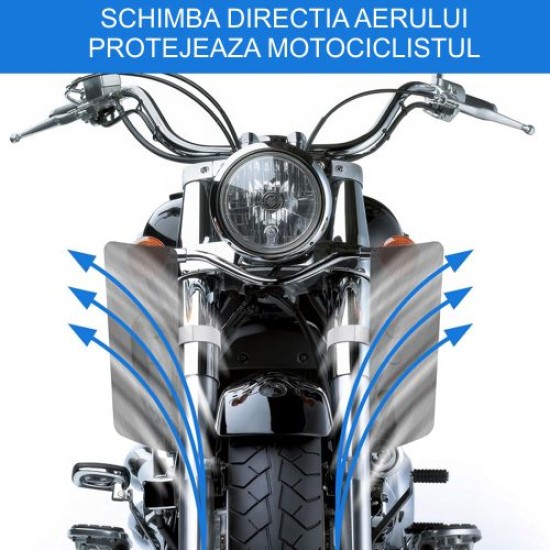 Deflectoare furca motocicleta, scut deflector, paravant Deflectoare furca motocicleta, scut deflector, paravant