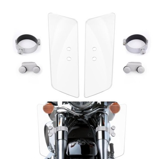 Deflectoare furca motocicleta, scut deflector, paravant Deflectoare furca motocicleta, scut deflector, paravant