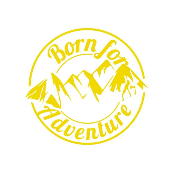 Sticker auto Born for Adventure Sticker auto Born for Adventure