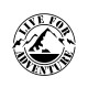 Sticker auto Live for Adventure Sticker auto Live for Adventure