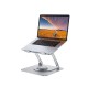 Suport ergonomic pentru laptop, tableta cu rotire 360, rabatabil, din aluminiu Suport ergonomic pentru laptop, tableta cu rotire 360, rabatabil, din aluminiu