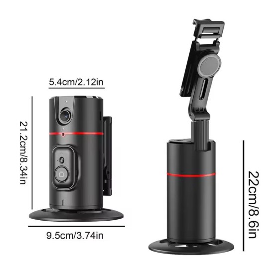 Suport inteligent telefon cu urmarire a fetei, rotire 360 Suport inteligent telefon cu urmarire a fetei, rotire 360